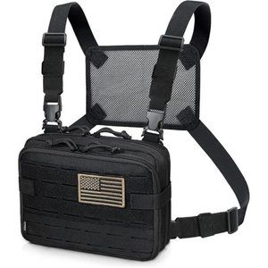Tactical Pouch + Harness Only Molle Admin of Laser Cut, Military Medical EMT